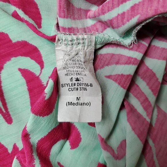 💥188 Fashionomics Strapless Pastel Green And Pink Maxi Dress - Picture 6 of 7